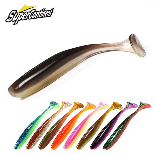 2021 Shiner 50Mm 75Mm 100Mm Fishing Lures Soft Artificial Bait Easy for Hooking up Big Pike