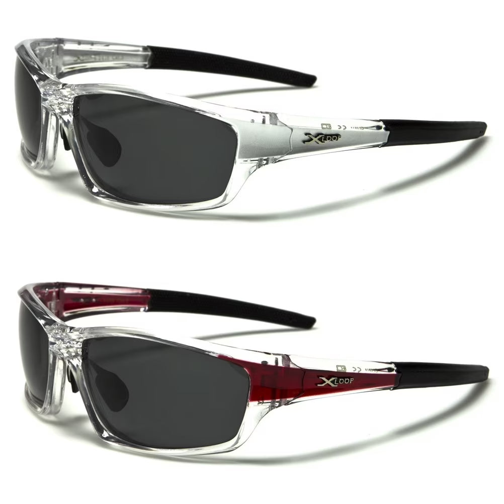 2 Pack New Polarized 1 SILVER & 1 RED Fishing Sports Men'S Sunglasses PZ-2418 Free Shipping